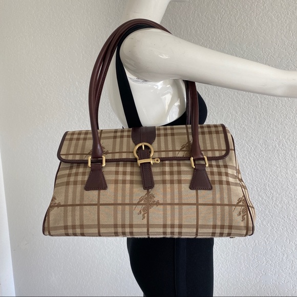 Burberry check canvas bag - Picture 12 of 15